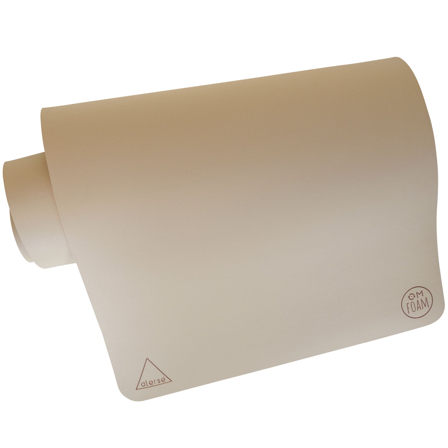 NEW!! alerse LIGHT Yoga Mat - Premium 6mm thick, 2.5lbs. - Sand Color