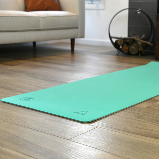 Alerse 8mm teal yoga mat tulum