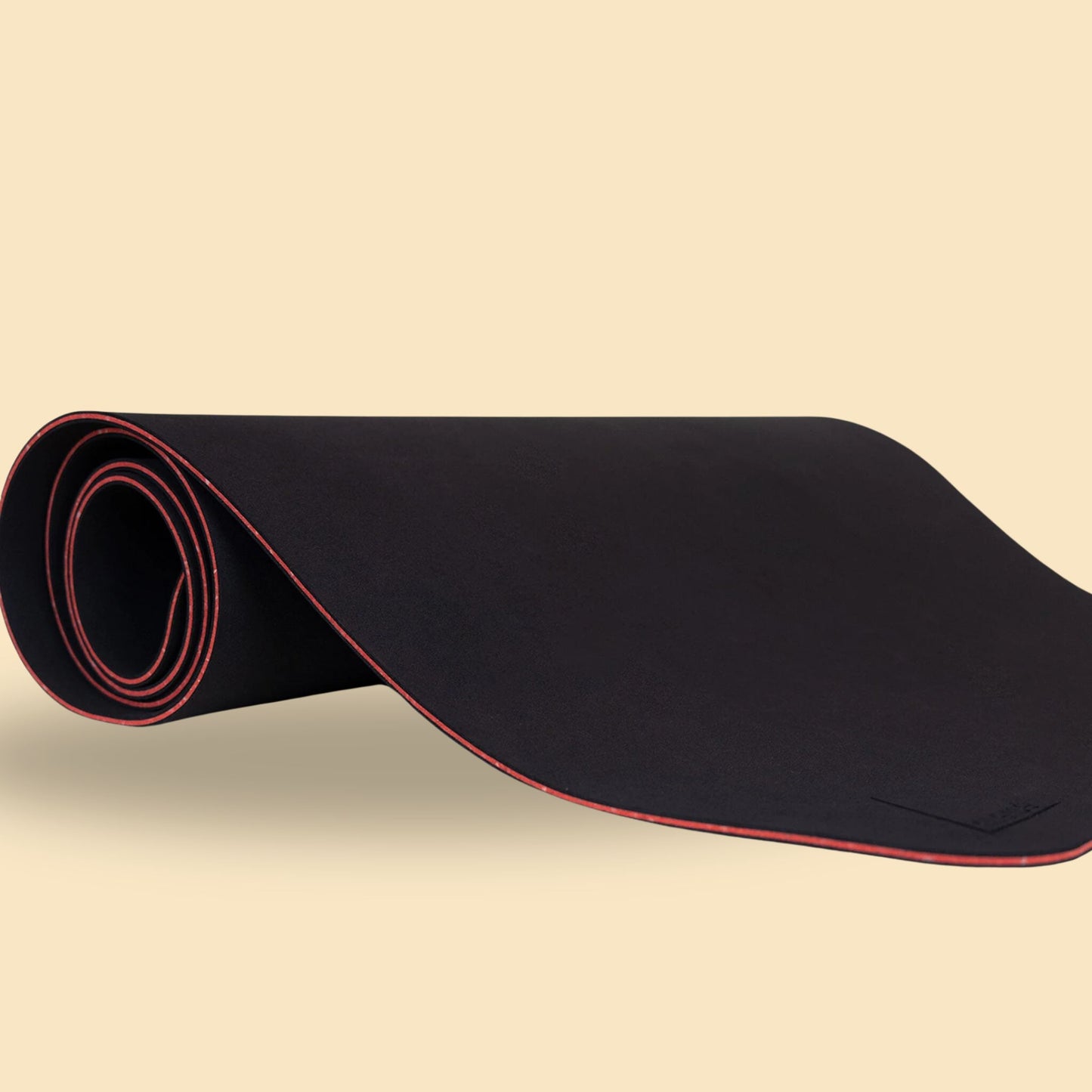 Alerse LIGHT Yoga Mat - Premium 6mm  thick, 2.5lbs. - ( Matte Black)