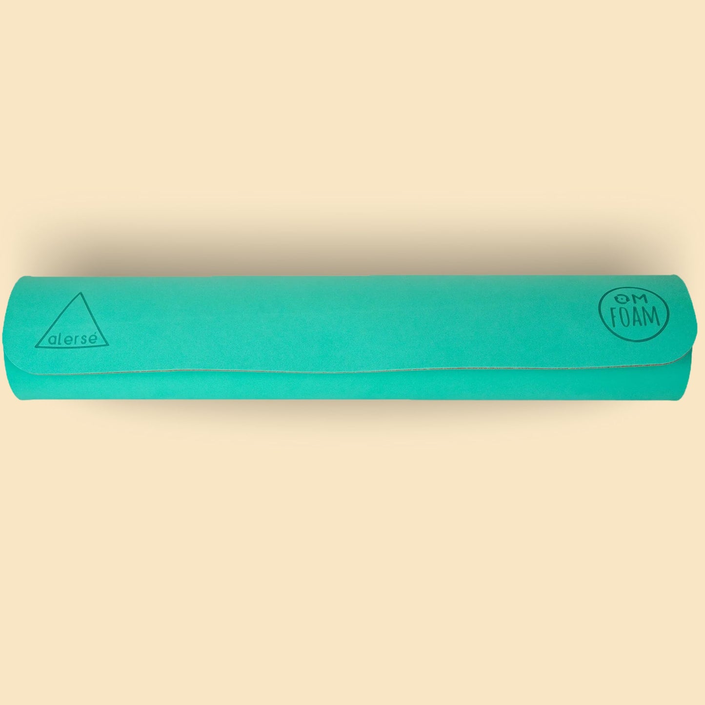 Alerse LIGHT Yoga Mat - Premium 6mm thick, 2.5lbs. - Tulum (Teal Color)