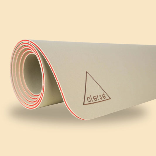 LIGHT Sand Beige Yoga Mat - Alerse