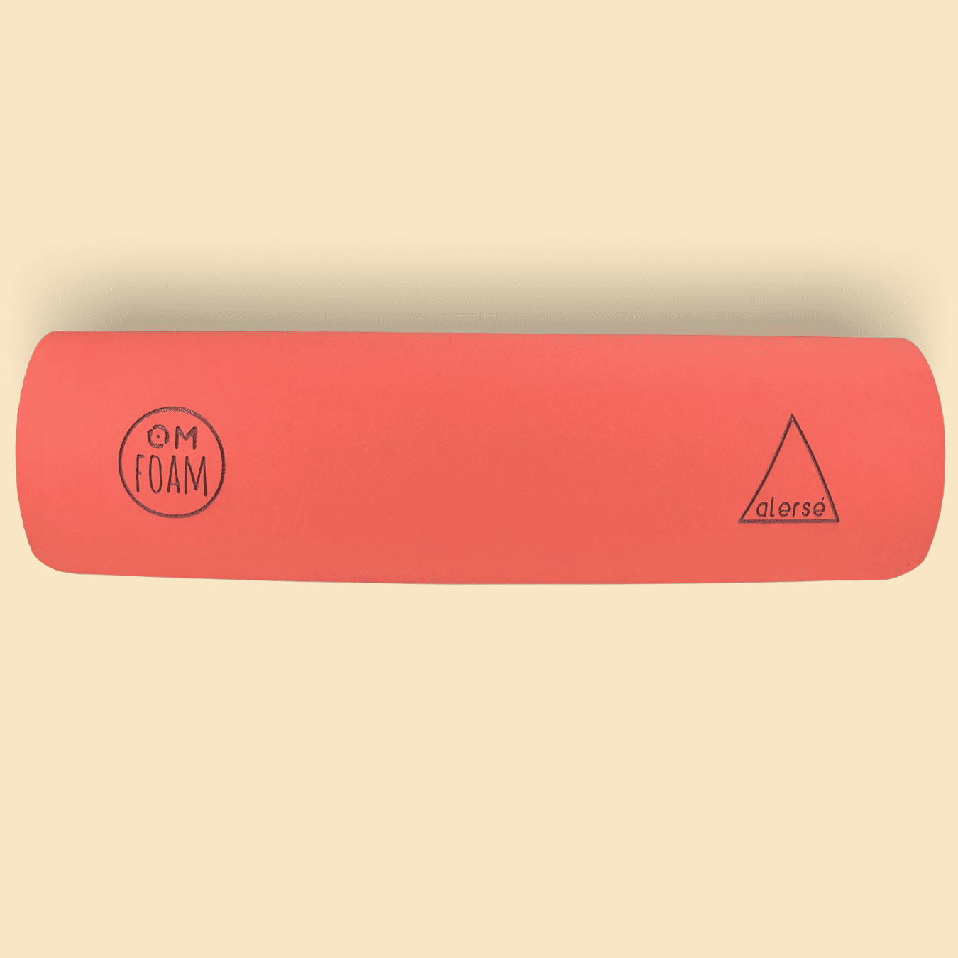 THICK Coral Red Yoga Mat - Alerse