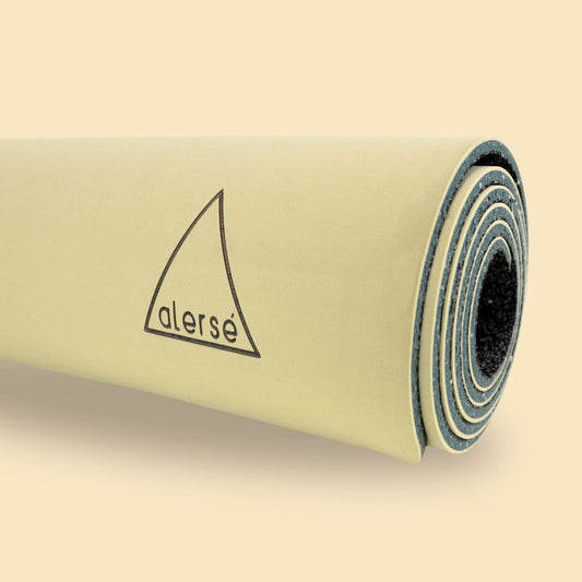 THICK Sand Beige Yoga Mat - Alerse