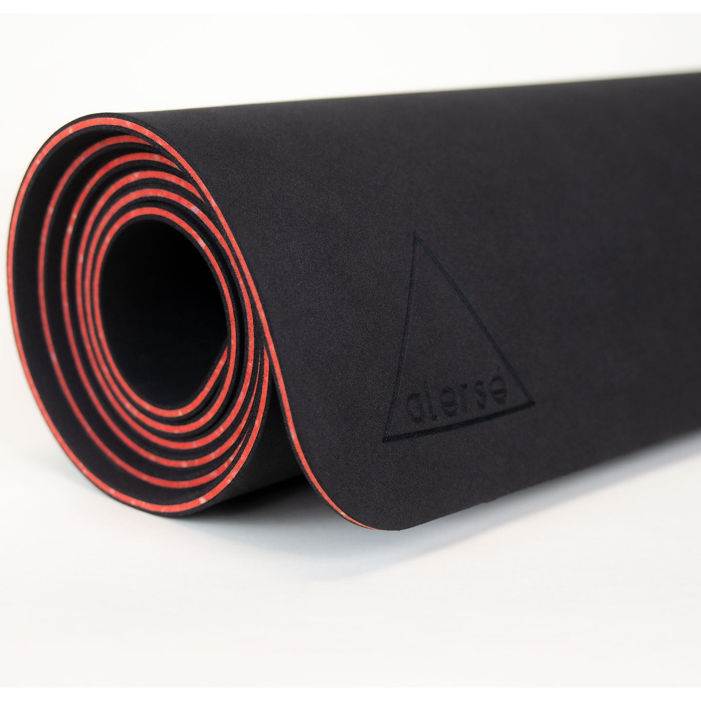 NEW!! Alerse LIGHT Yoga Mat - Premium 6mm thick, 2.5lbs. - Midnight (Matte Black)