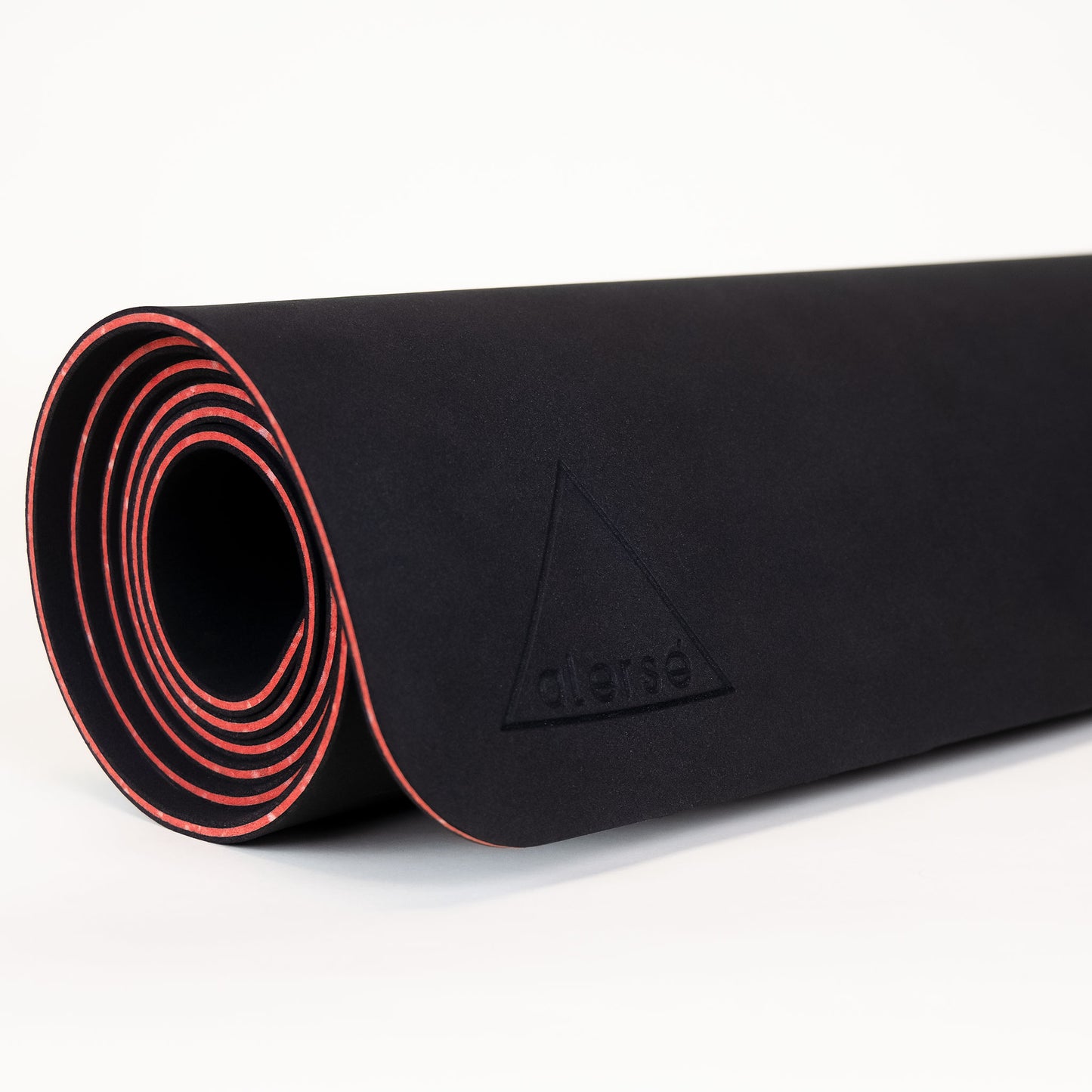 NEW!! alerse LIGHT Yoga Mat - Premium 6mm thick, 2.5lbs. - Midnight (Matte Black)