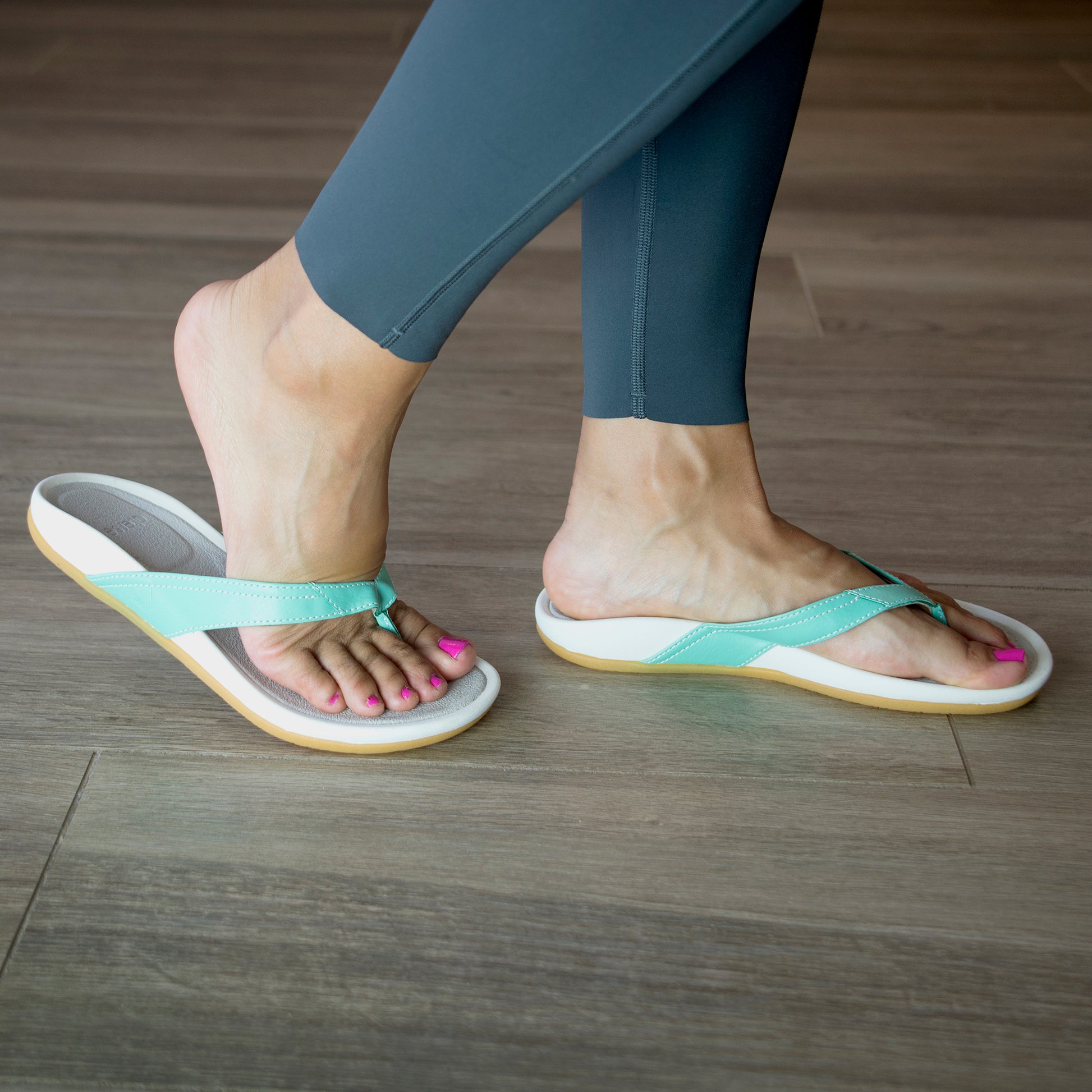 alerse Sayulita Yoga Sandals - Tulum Color (Teal) – Alerse