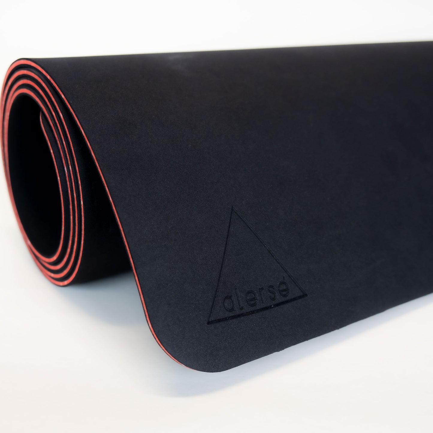 NEW!! Alerse LIGHT Yoga Mat - Premium 6mm thick, 2.5lbs. - Midnight (Matte Black)