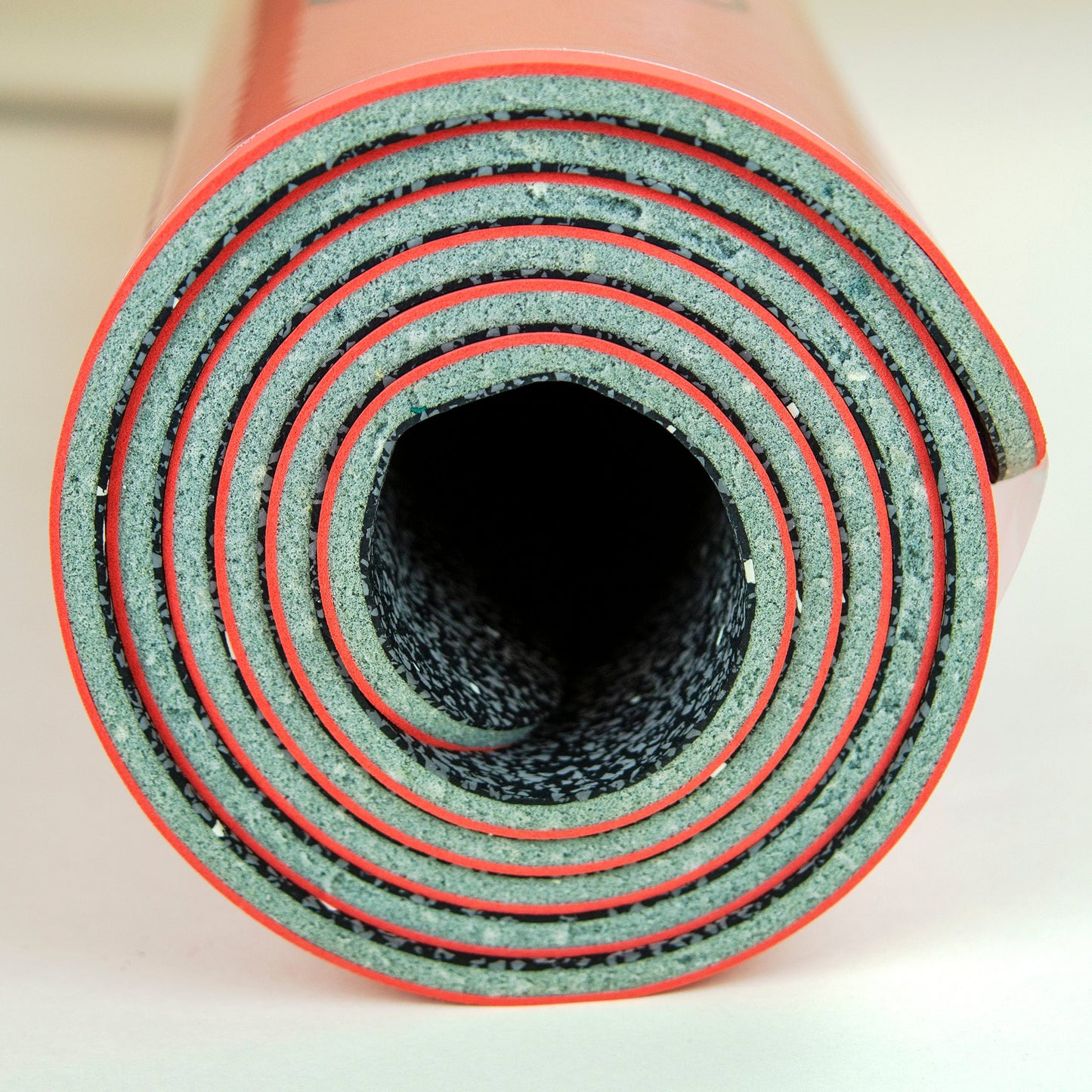 THICK Coral Red Yoga Mat - Alerse
