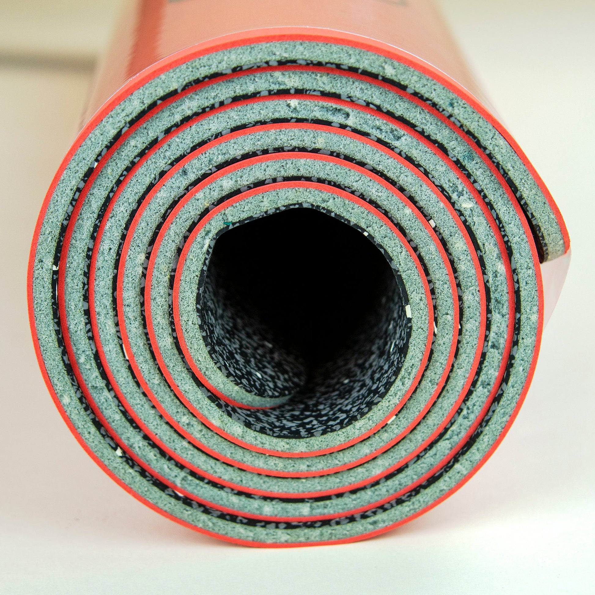 THICK Coral Red Yoga Mat - Alerse